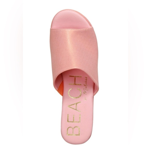 🩷🧡👡Beach by Matisse "Frosted Coral" Shimmer Chunky Platform Sandals
SZ 10 NWT🧡🩷 - Picture 2 of 14